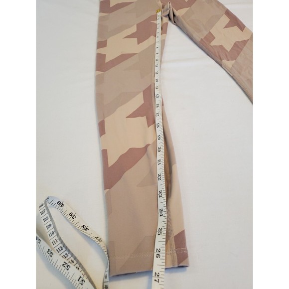 Varley Anthropologie Light Blush Pink Geometric Legging Women’s Size Small - Picture 5 of 8